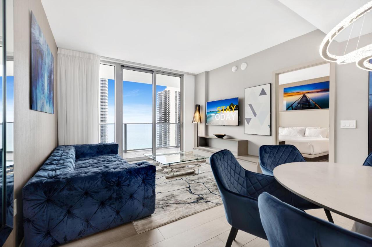 Hyde House - Luxury Waterfront 2Br 2Ba Apartment Suite With Direct Ocean View, Roof Top Pool, Resort Amenities 好莱坞 外观 照片