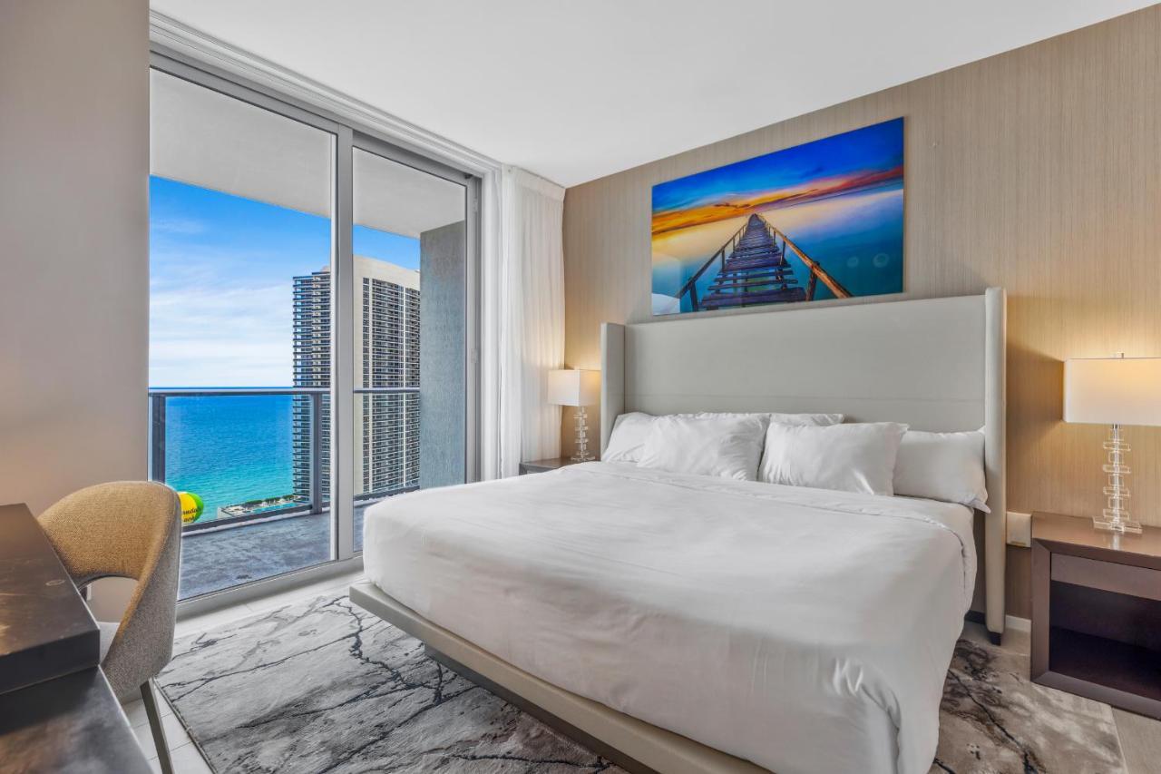 Hyde House - Luxury Waterfront 2Br 2Ba Apartment Suite With Direct Ocean View, Roof Top Pool, Resort Amenities 好莱坞 外观 照片