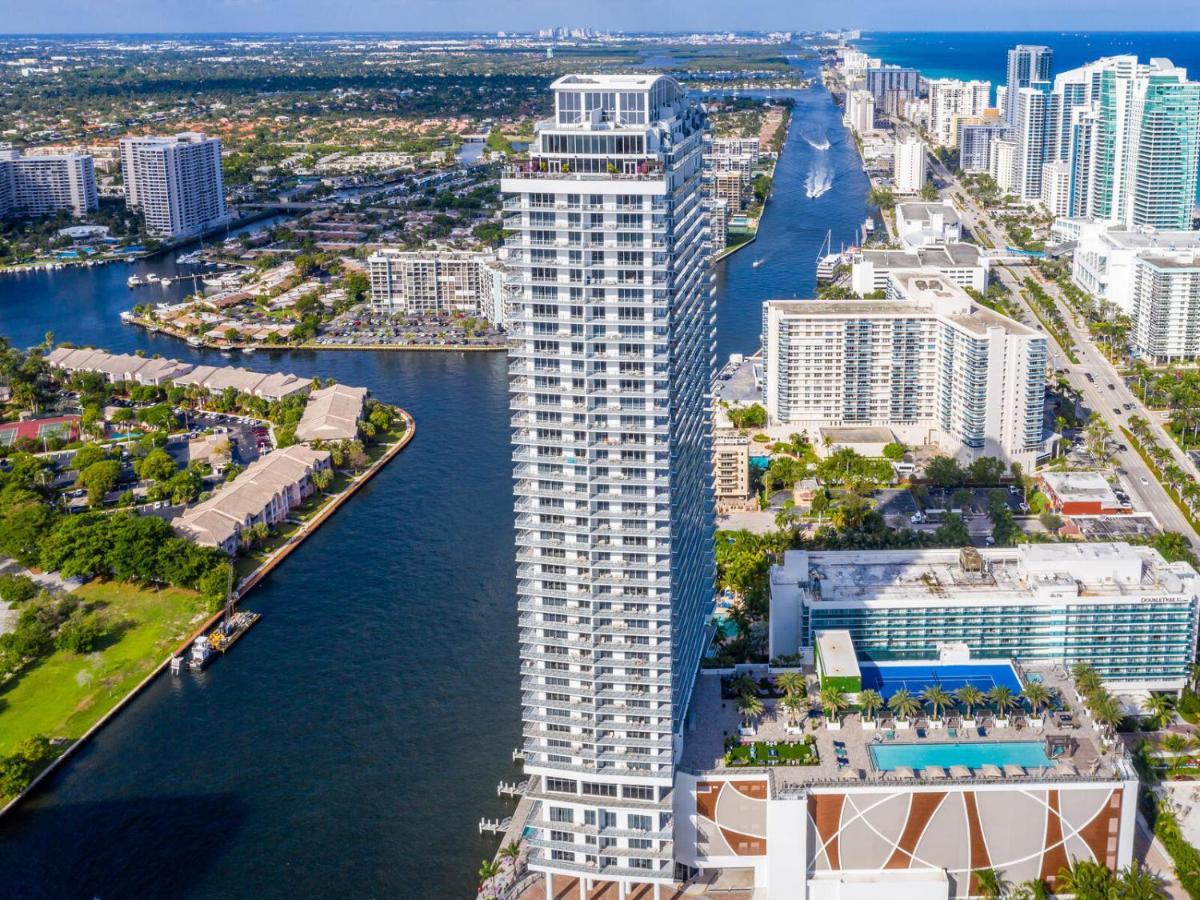Hyde House - Luxury Waterfront 2Br 2Ba Apartment Suite With Direct Ocean View, Roof Top Pool, Resort Amenities 好莱坞 外观 照片