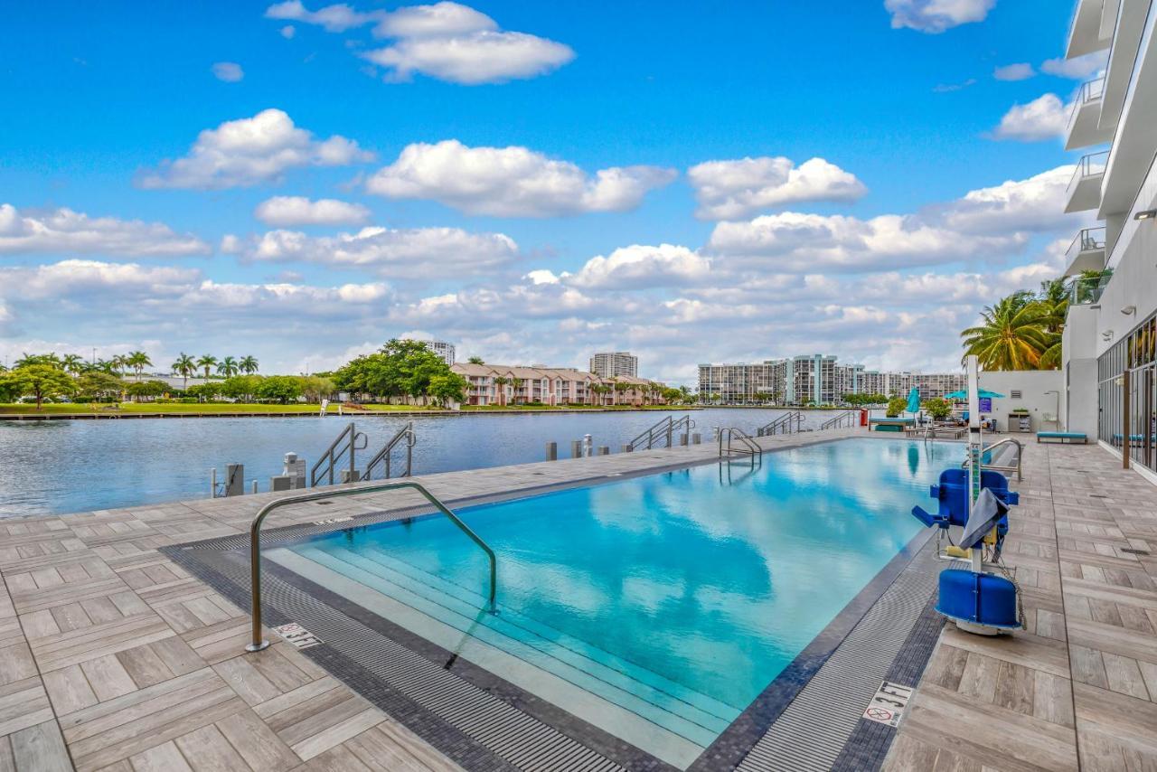Hyde House - Luxury Waterfront 2Br 2Ba Apartment Suite With Direct Ocean View, Roof Top Pool, Resort Amenities 好莱坞 外观 照片
