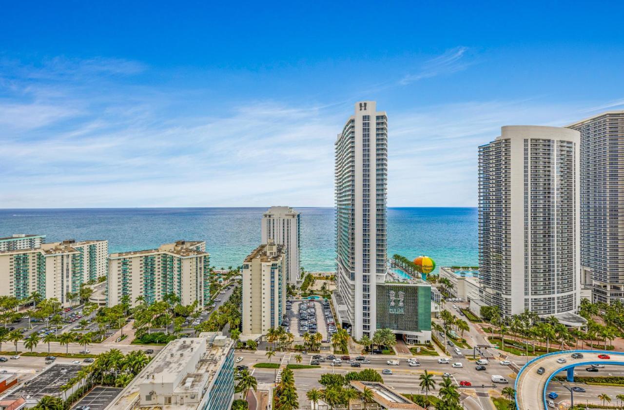 Hyde House - Luxury Waterfront 2Br 2Ba Apartment Suite With Direct Ocean View, Roof Top Pool, Resort Amenities 好莱坞 外观 照片