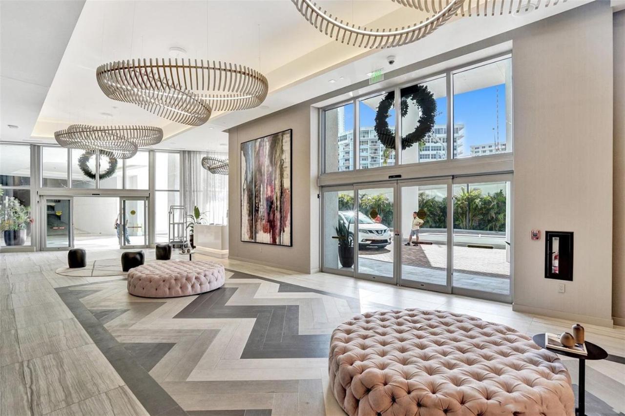 Hyde House - Luxury Waterfront 2Br 2Ba Apartment Suite With Direct Ocean View, Roof Top Pool, Resort Amenities 好莱坞 外观 照片