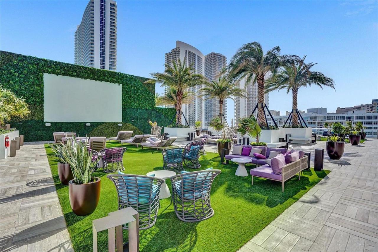 Hyde House - Luxury Waterfront 2Br 2Ba Apartment Suite With Direct Ocean View, Roof Top Pool, Resort Amenities 好莱坞 外观 照片