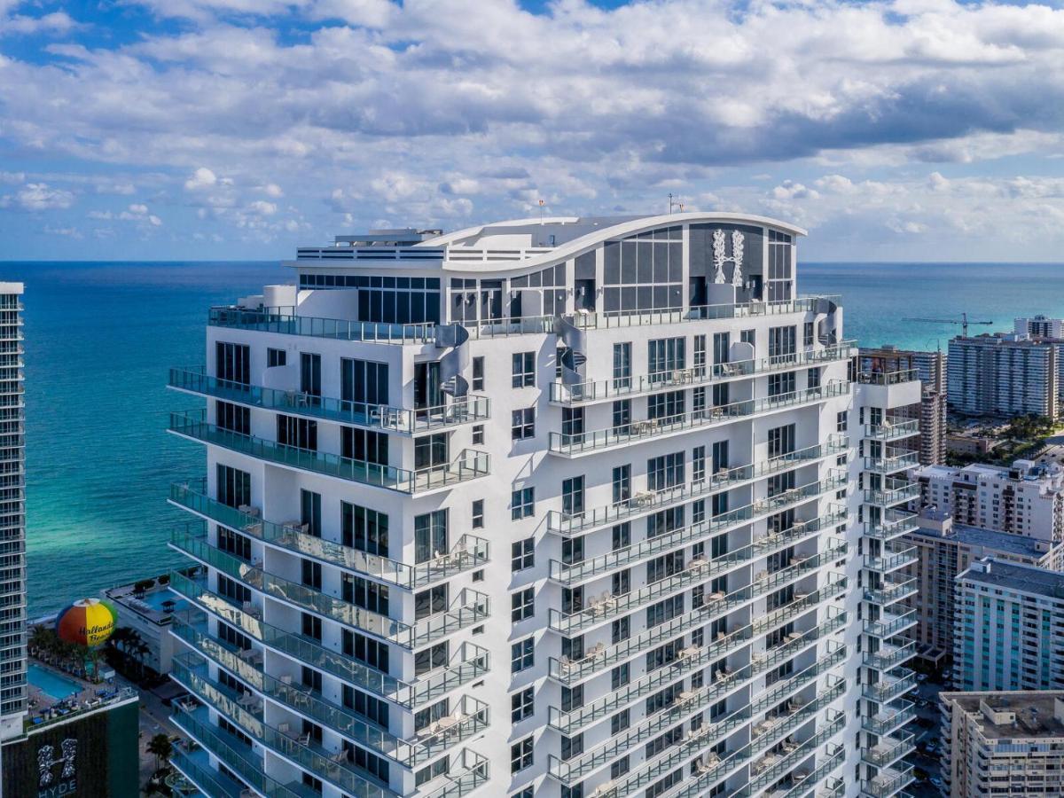 Hyde House - Luxury Waterfront 2Br 2Ba Apartment Suite With Direct Ocean View, Roof Top Pool, Resort Amenities 好莱坞 外观 照片