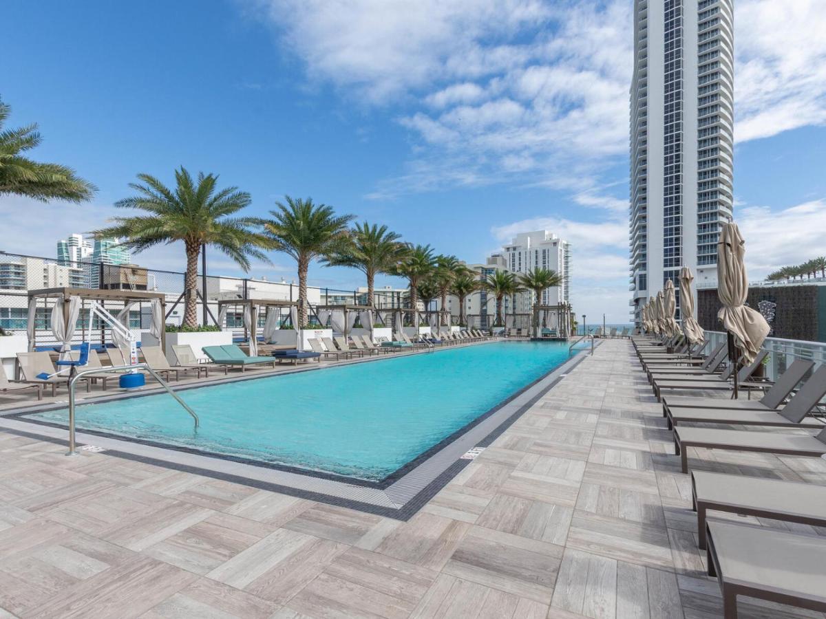 Hyde House - Luxury Waterfront 2Br 2Ba Apartment Suite With Direct Ocean View, Roof Top Pool, Resort Amenities 好莱坞 外观 照片