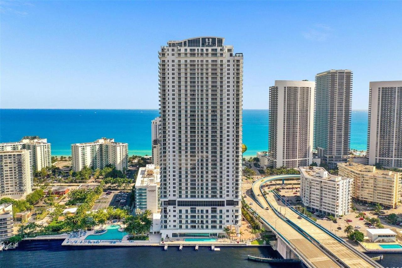 Hyde House - Luxury Waterfront 2Br 2Ba Apartment Suite With Direct Ocean View, Roof Top Pool, Resort Amenities 好莱坞 外观 照片