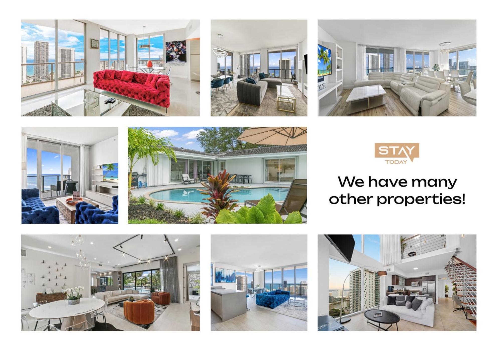 Hyde House - Luxury Waterfront 2Br 2Ba Apartment Suite With Direct Ocean View, Roof Top Pool, Resort Amenities 好莱坞 外观 照片
