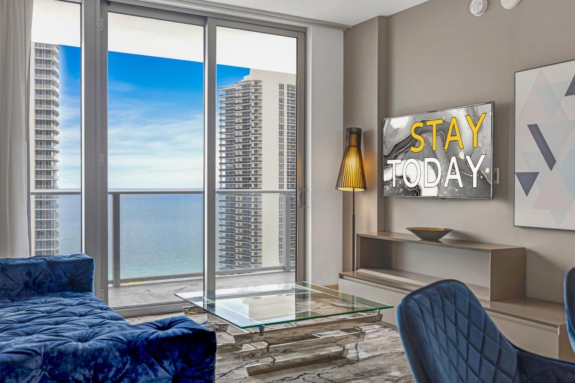 Hyde House - Luxury Waterfront 2Br 2Ba Apartment Suite With Direct Ocean View, Roof Top Pool, Resort Amenities 好莱坞 外观 照片